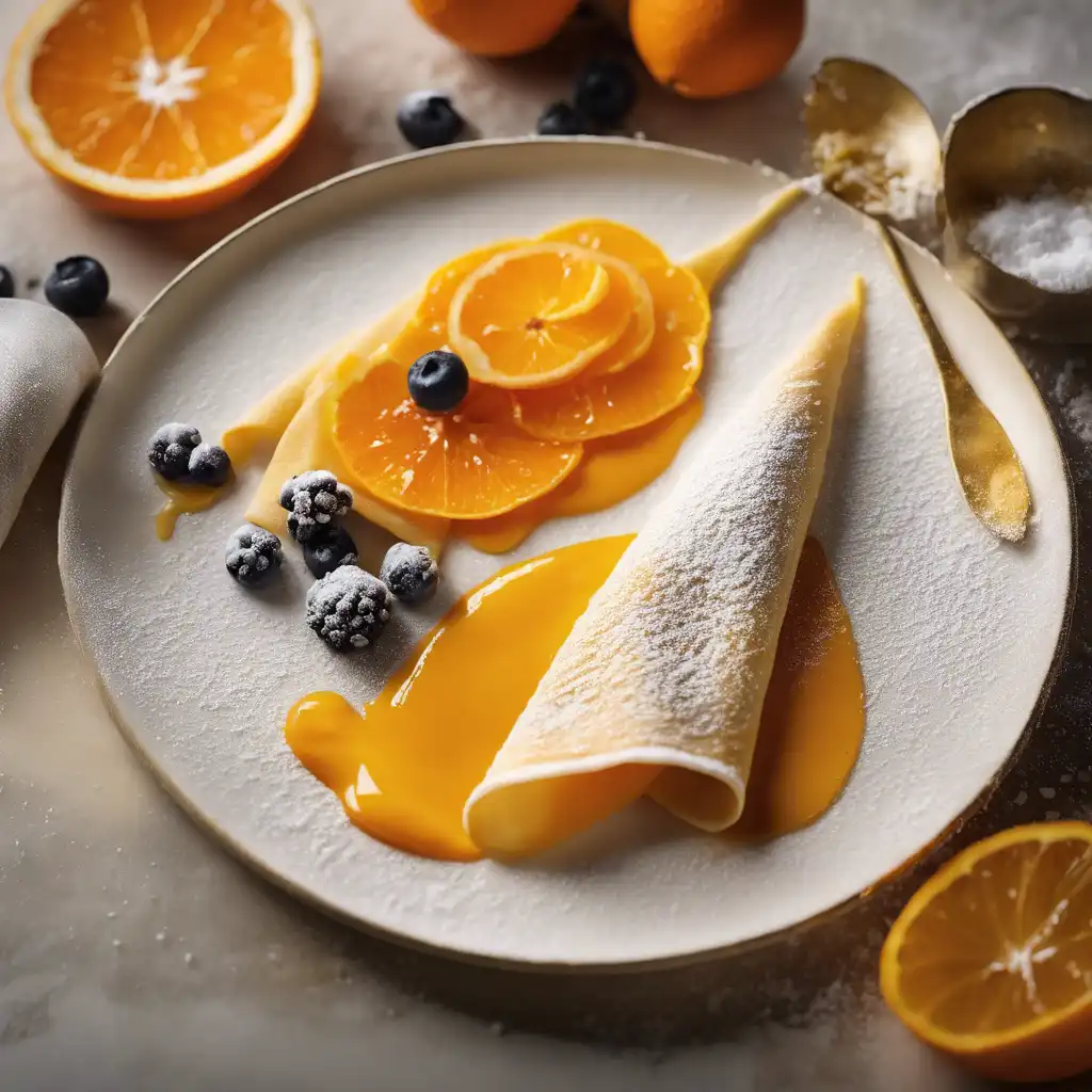 Orange Crepe