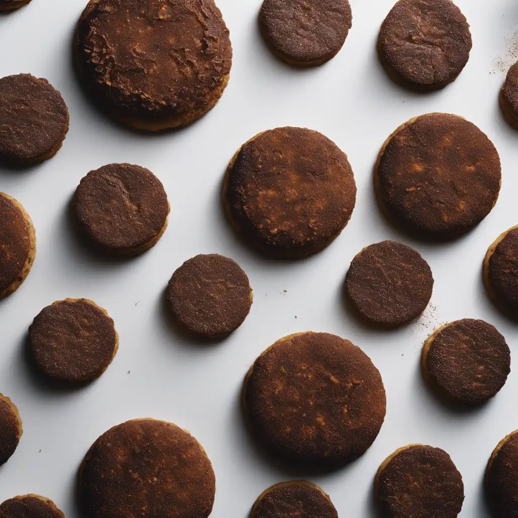 Cocoa-Crusted Biscuits