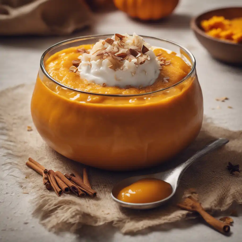 Pumpkin Pudding with Coconut