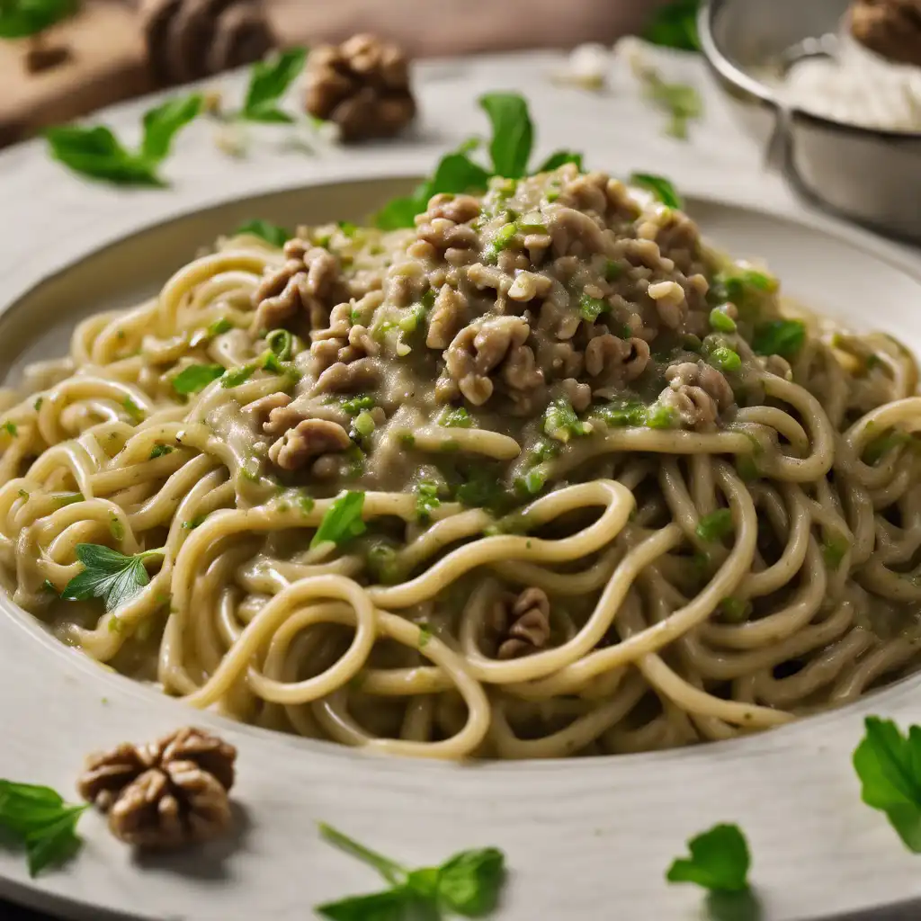 Walnut Sauce for Macaroni