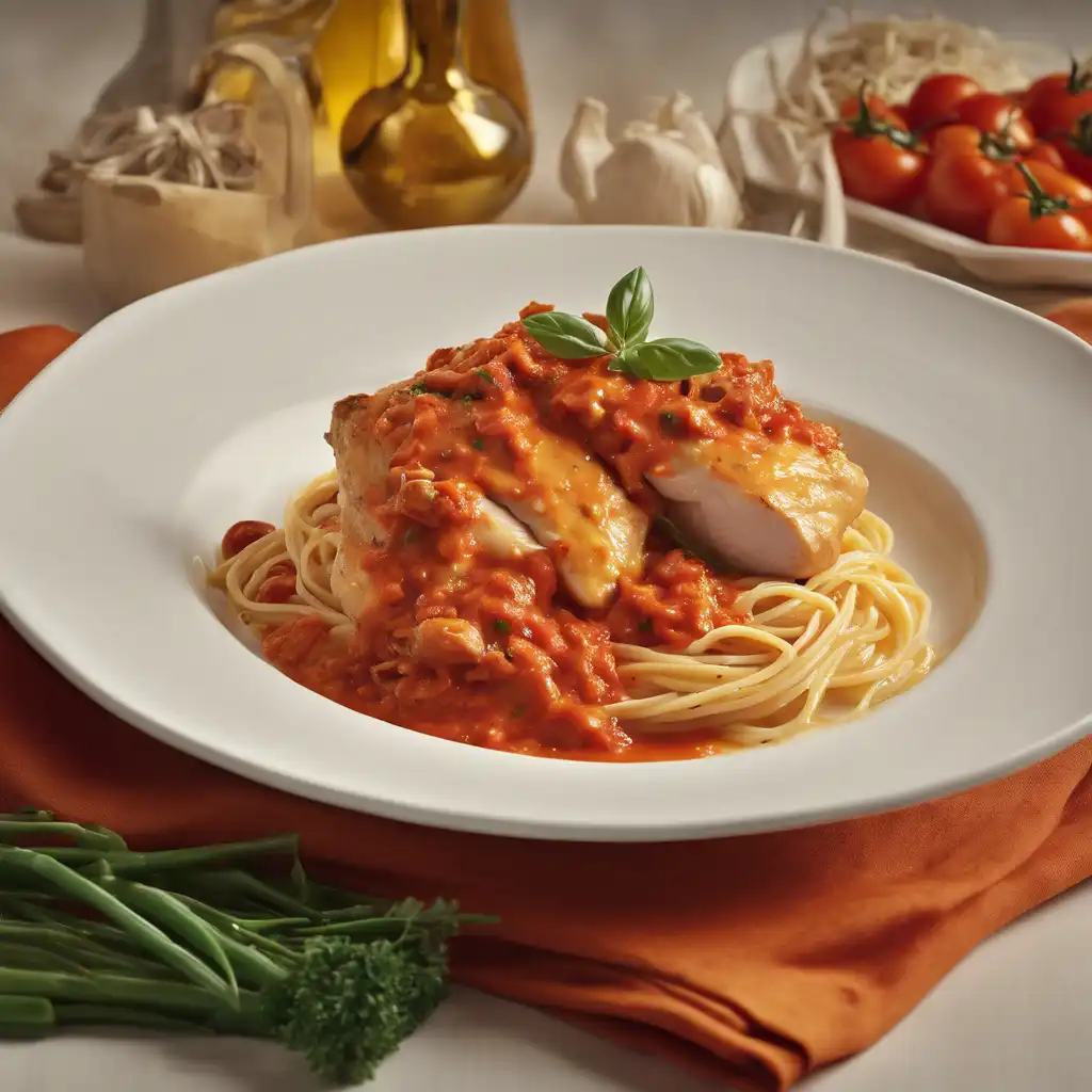 Chicken with Vegetable Sauce