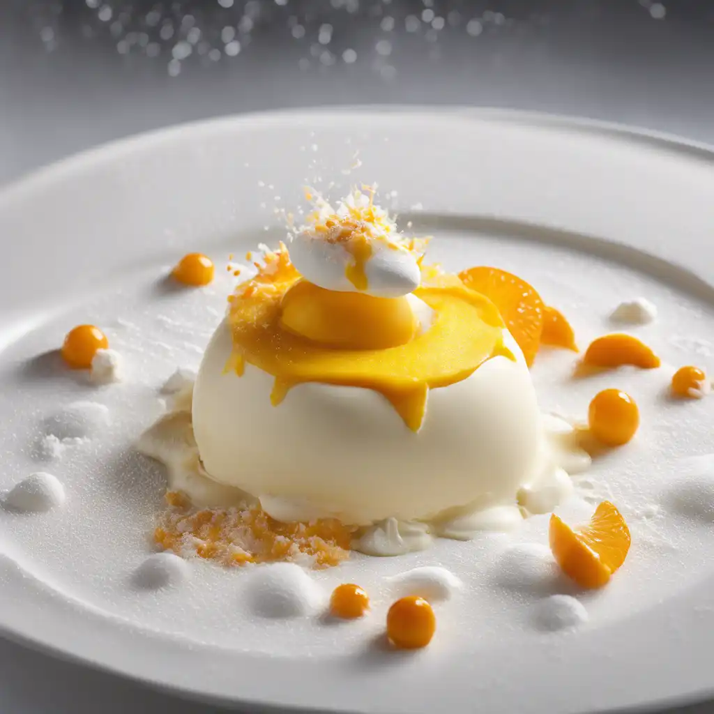 Snowy Mousse and Orange