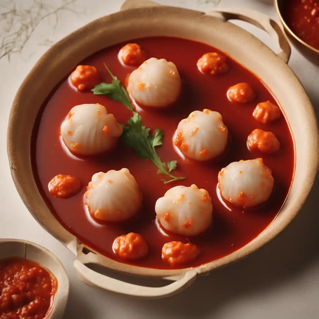 Fishballs with Tomato Sauce