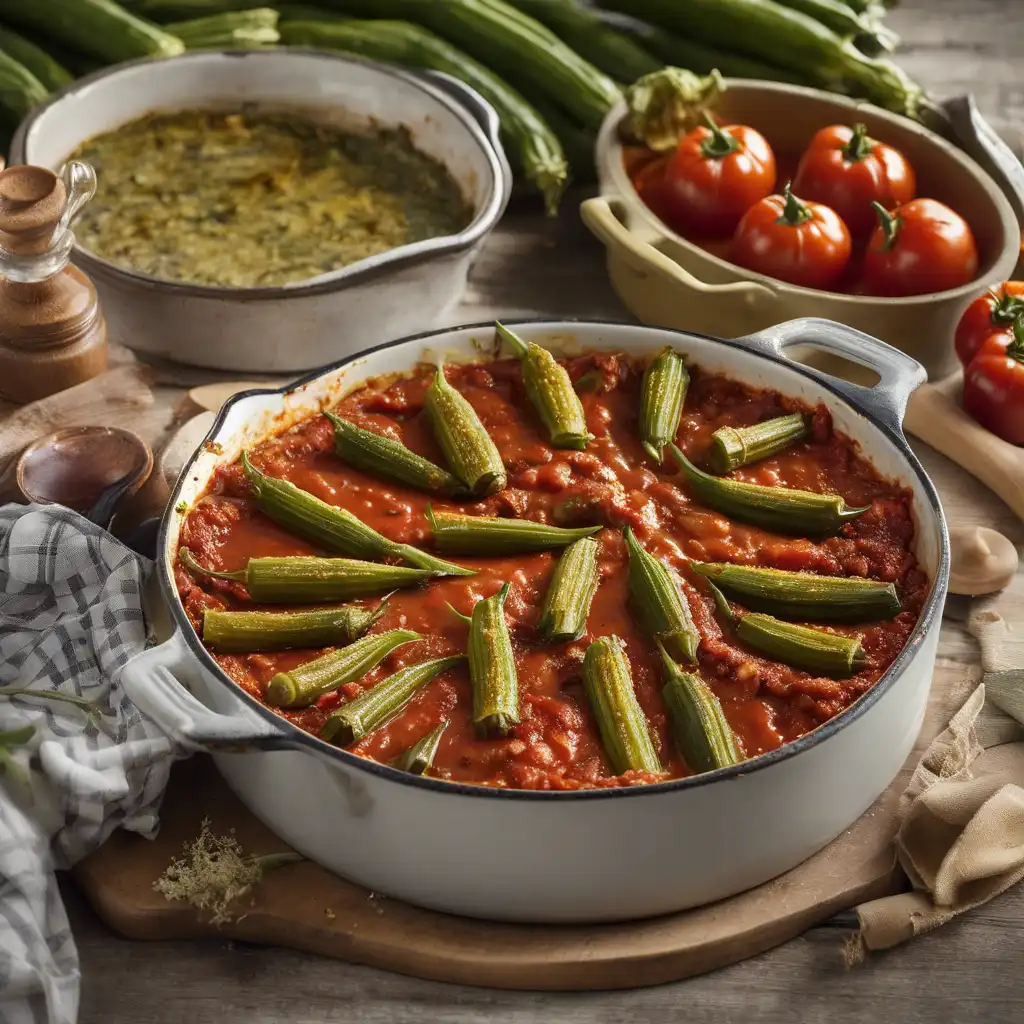 Italian Okra Casserole