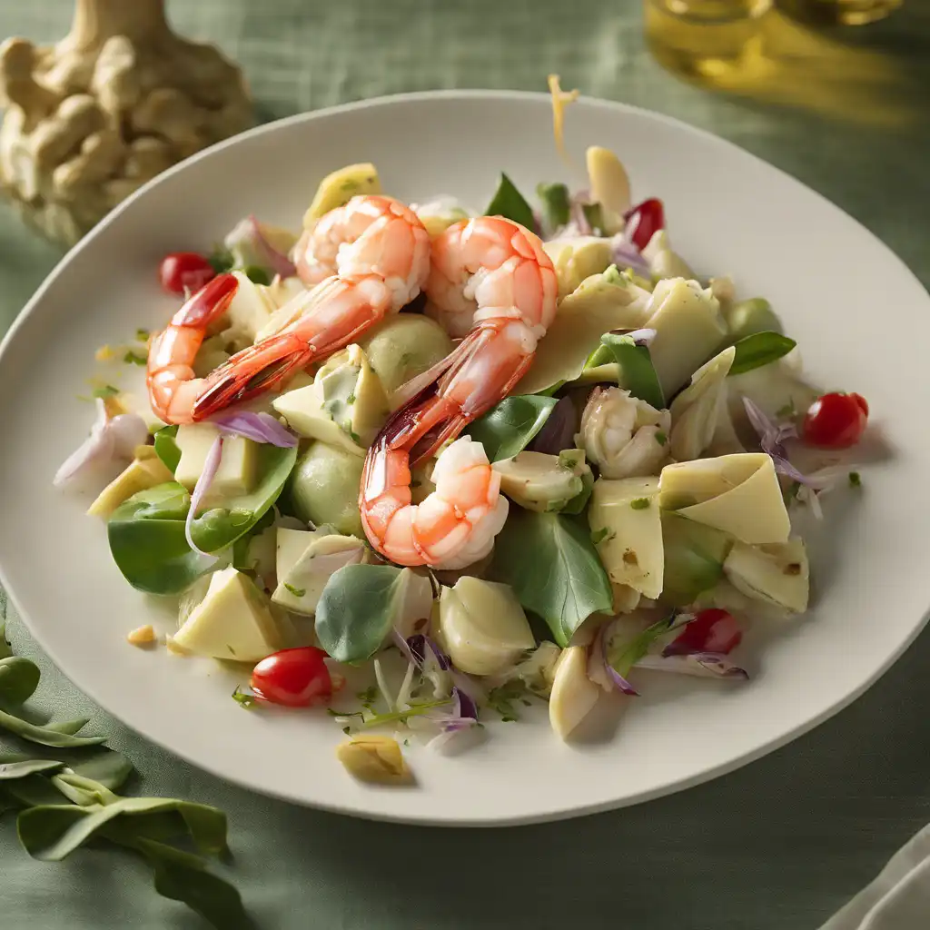 Tahiti Shrimp and Artichoke Salad