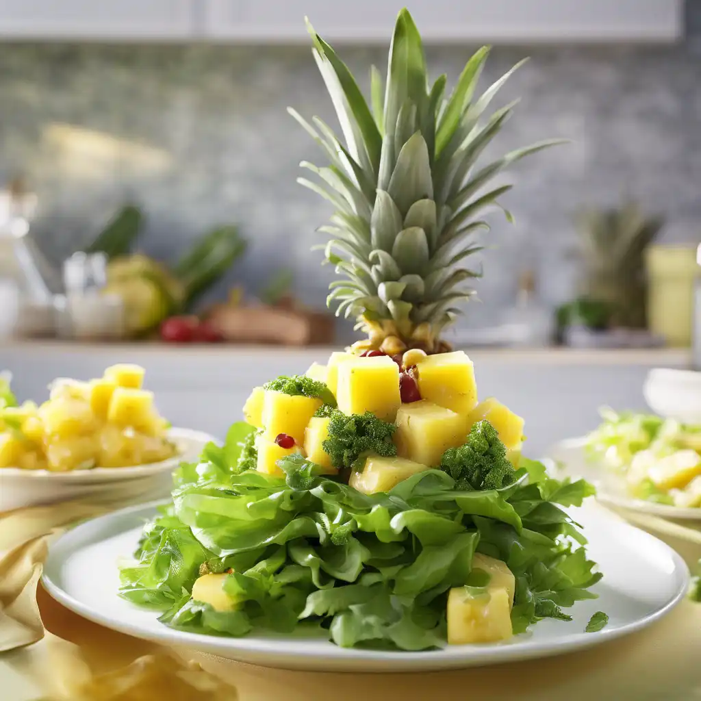 Sweet Herb and Pineapple Salad