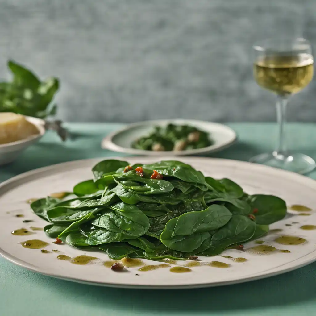 Spinach with Anchovies