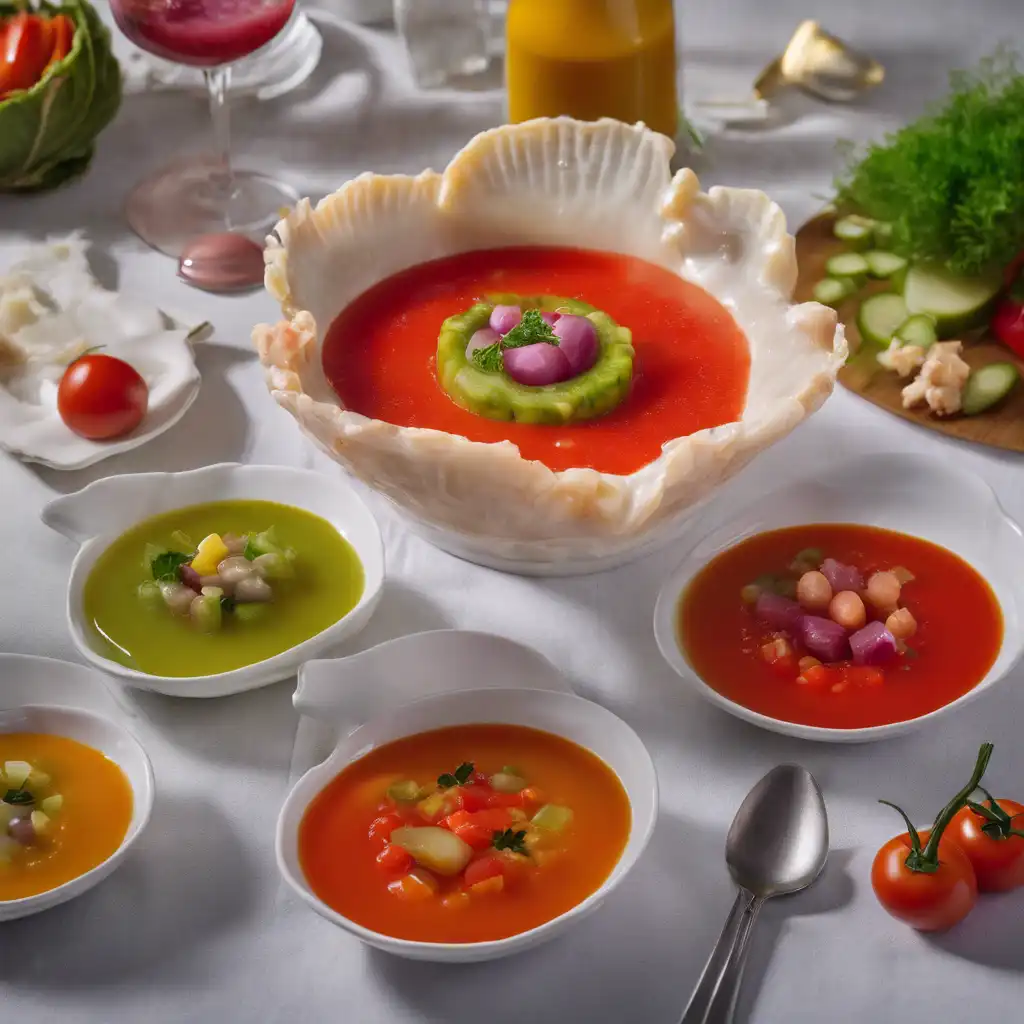 Gazpacho in a Galantine