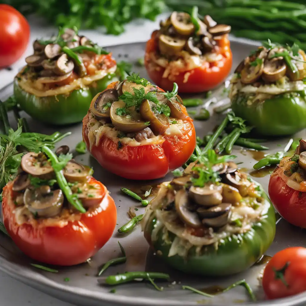 Stuffed Tomatoes with Green Beans