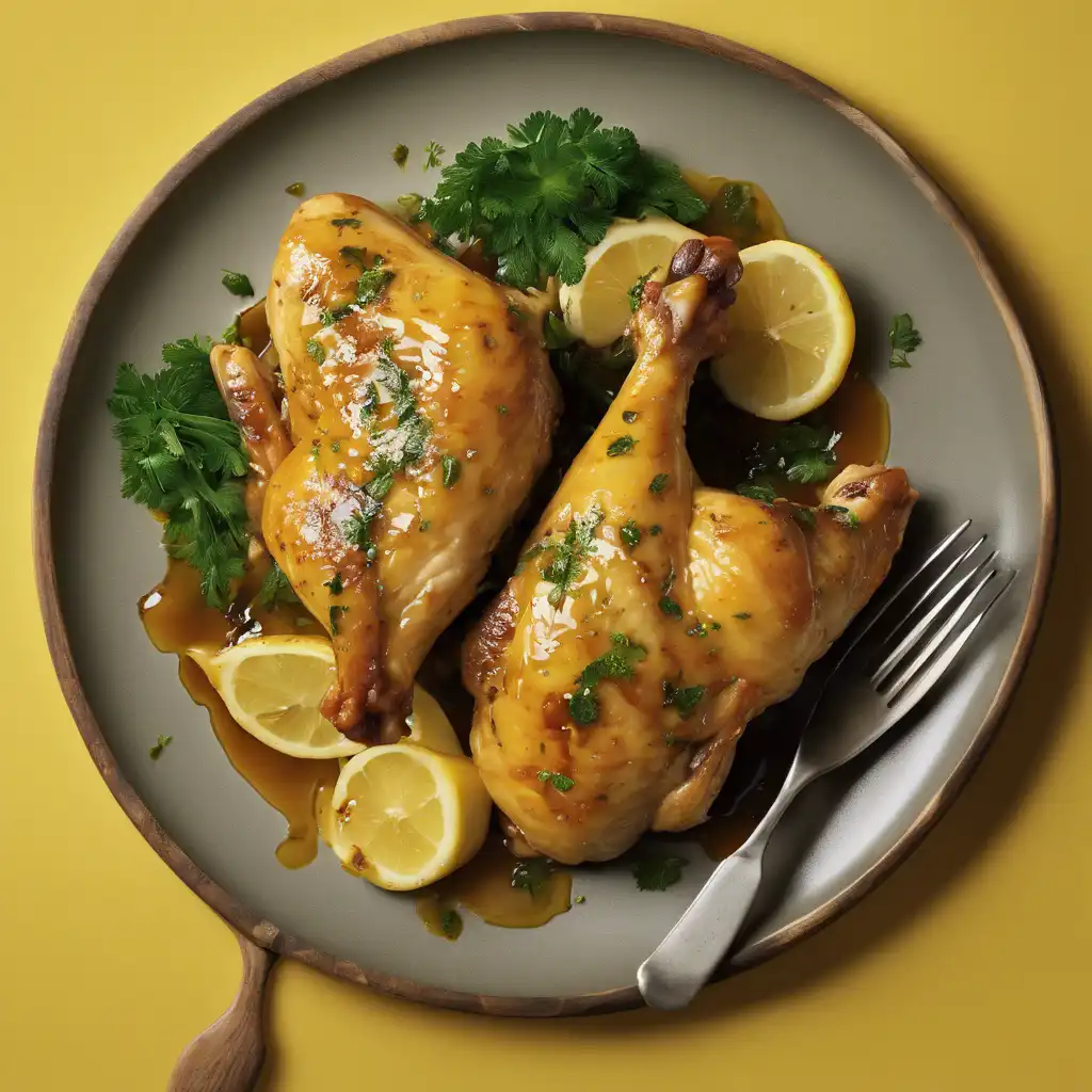 Lemon-Herb Chicken with Sweet and Sour Glaze