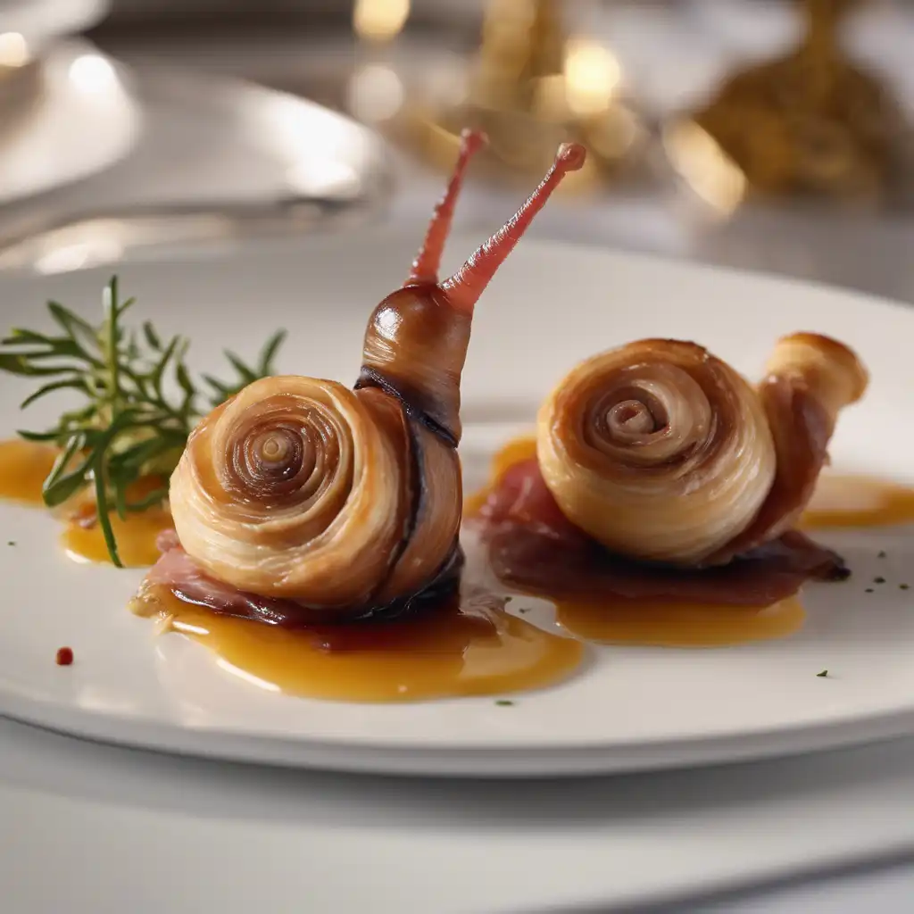 Snail with Prosciutto Filling