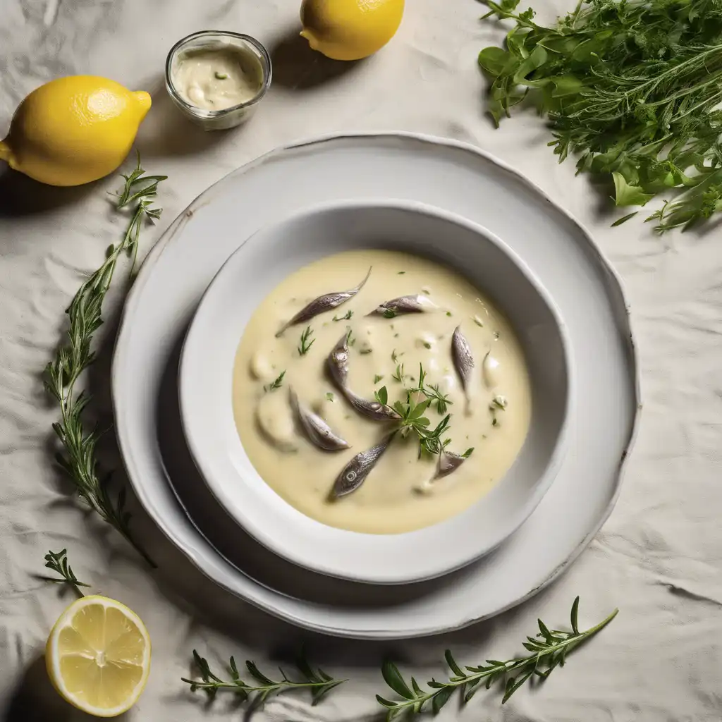 Anchovy Cream Sauce with Lemon and Herbs