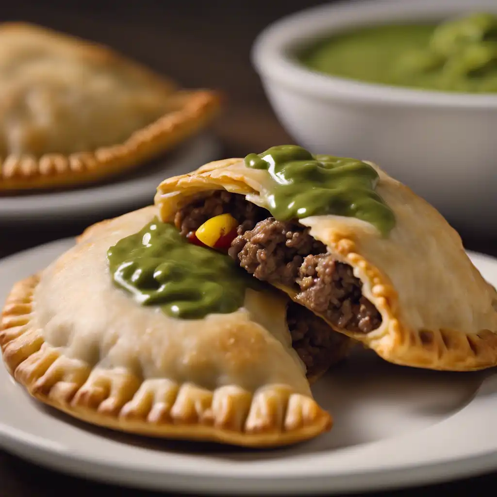 Beef and Green Sauce Empanadas