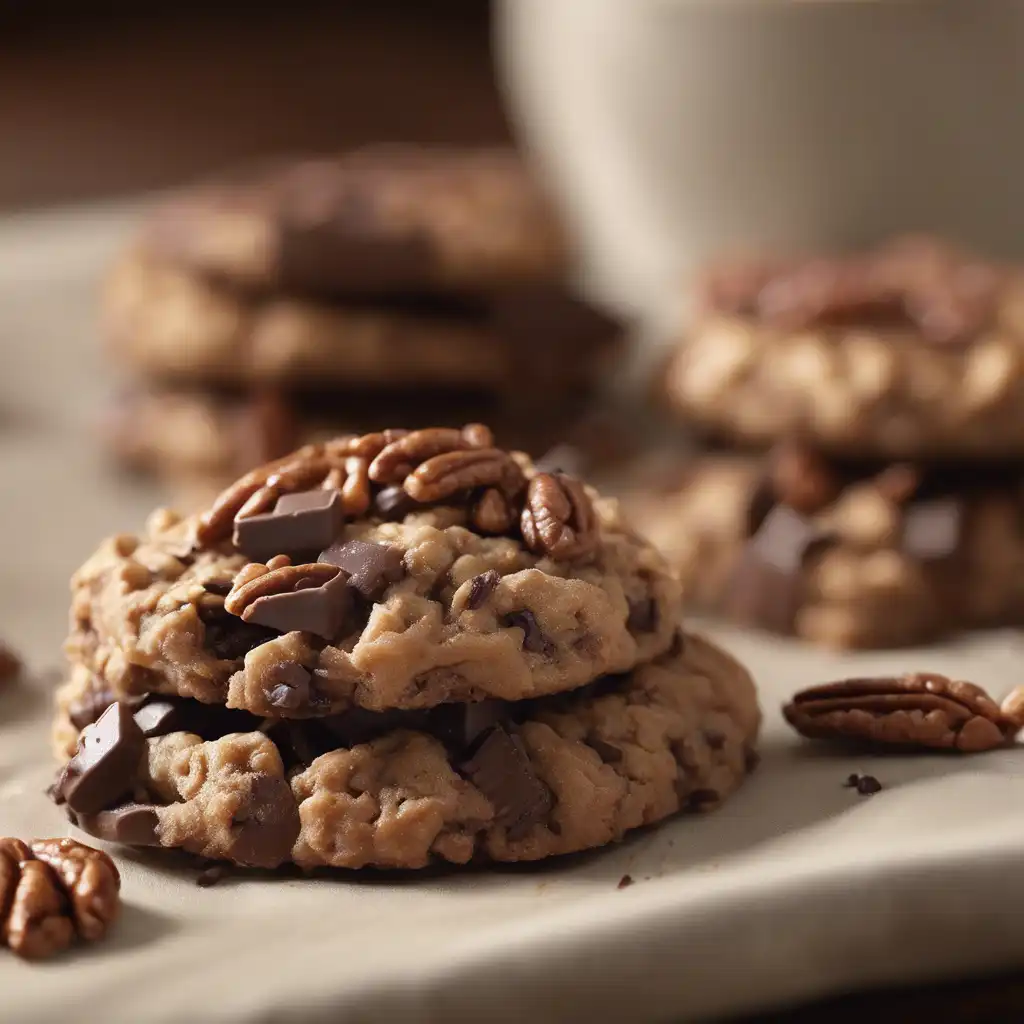 Chocolate and Pecan Biscuit