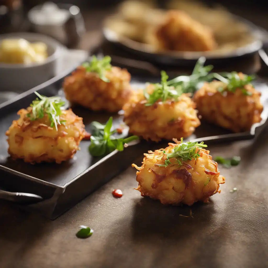 Potato Fritter with Meat