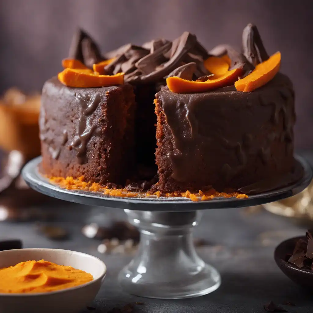 Sweet Potato and Chocolate Cake