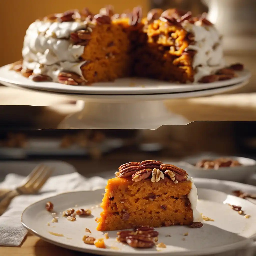 Sweet Potato Cake with Pecans