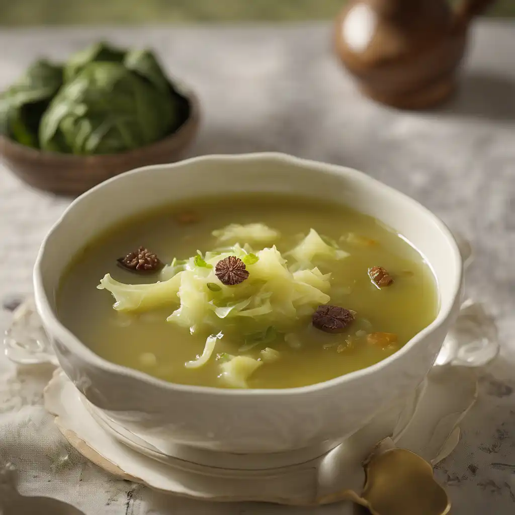 Cabbage and Acorn Soup