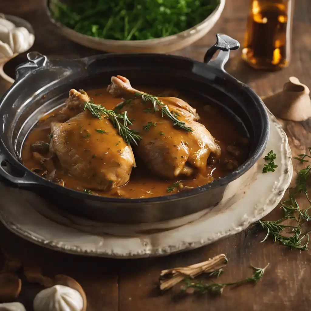 Braised Chicken with Gravy