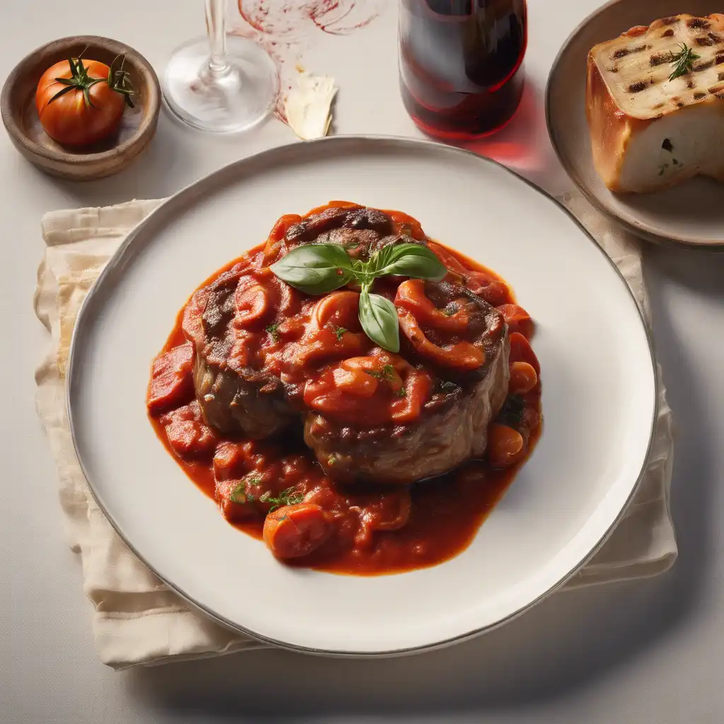 Ossobuco with Tomato and Wine Sauce