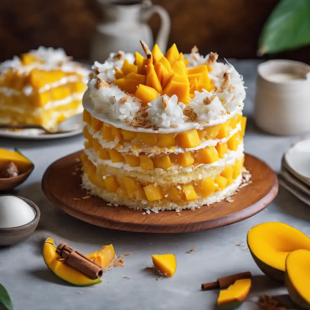 Mango and Coconut Cake