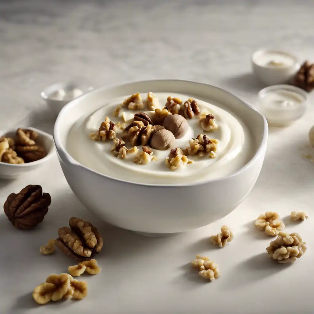 Yogurt and Walnut Cream