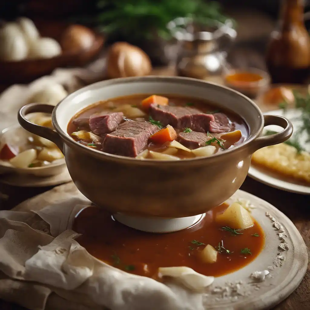 Hungarian Beef Soup