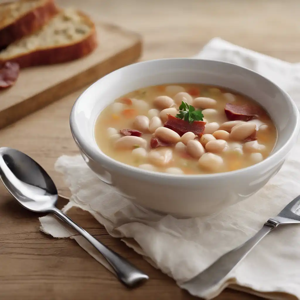 White Bean and Linguiça Soup