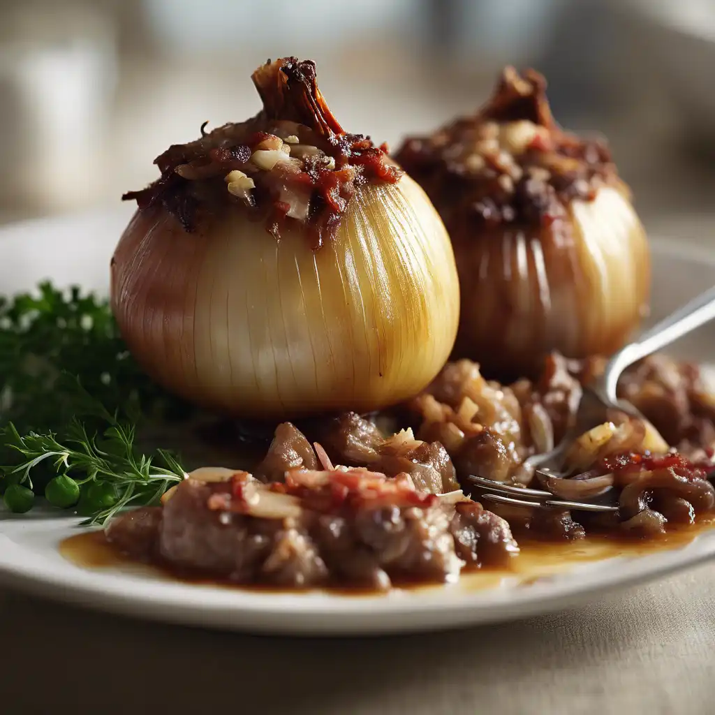 Stuffed Onions with Meat Filling