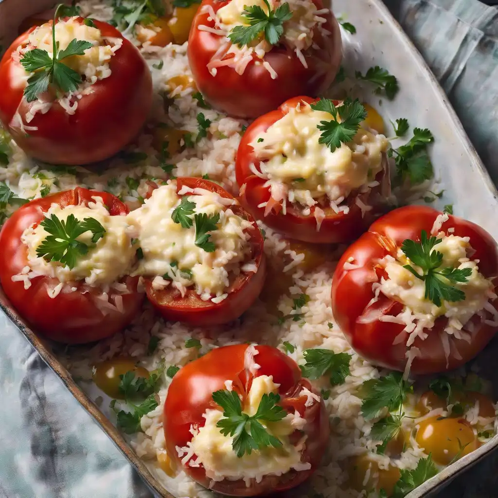 Stuffed Tomatoes with Rice