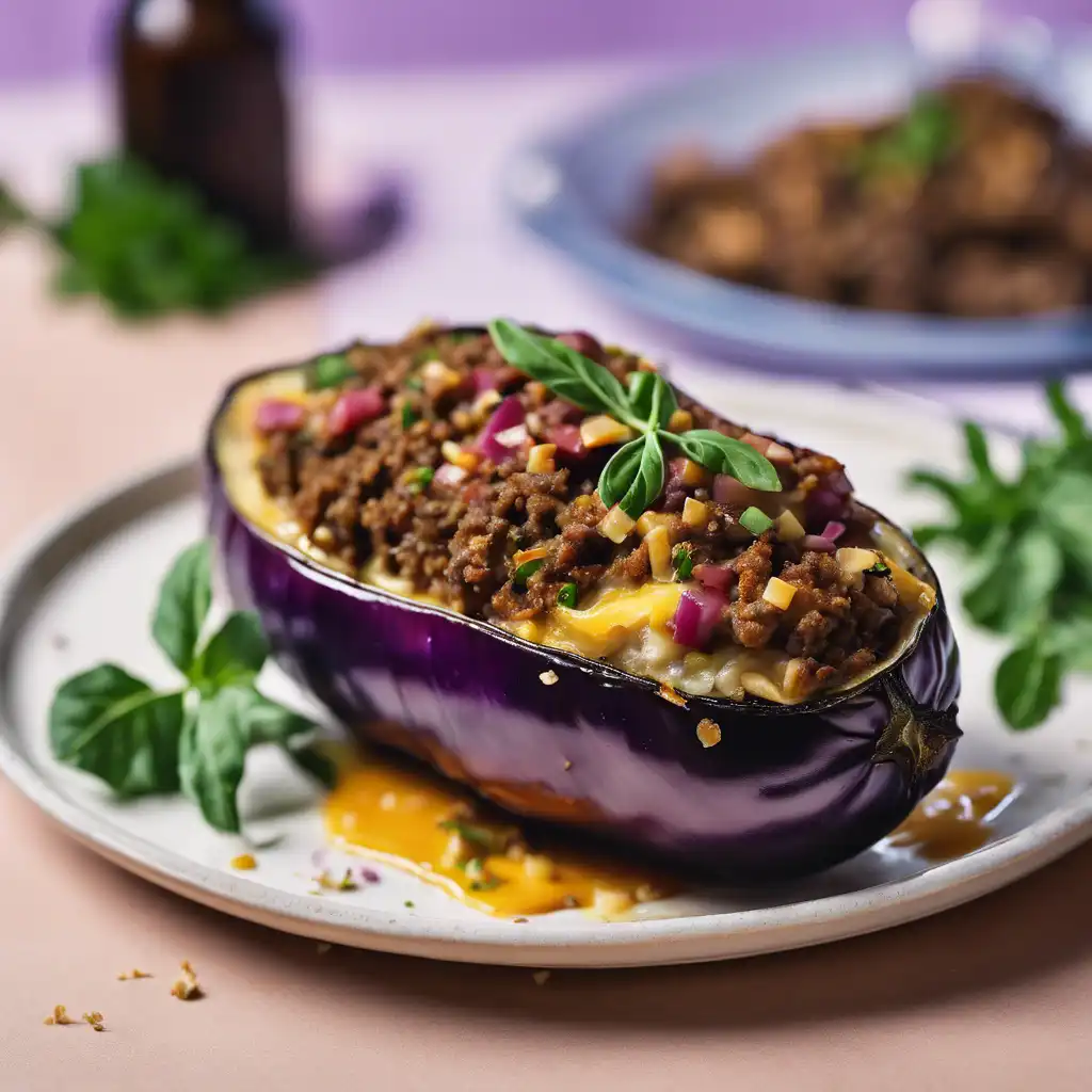 Stuffed Eggplant with Meat