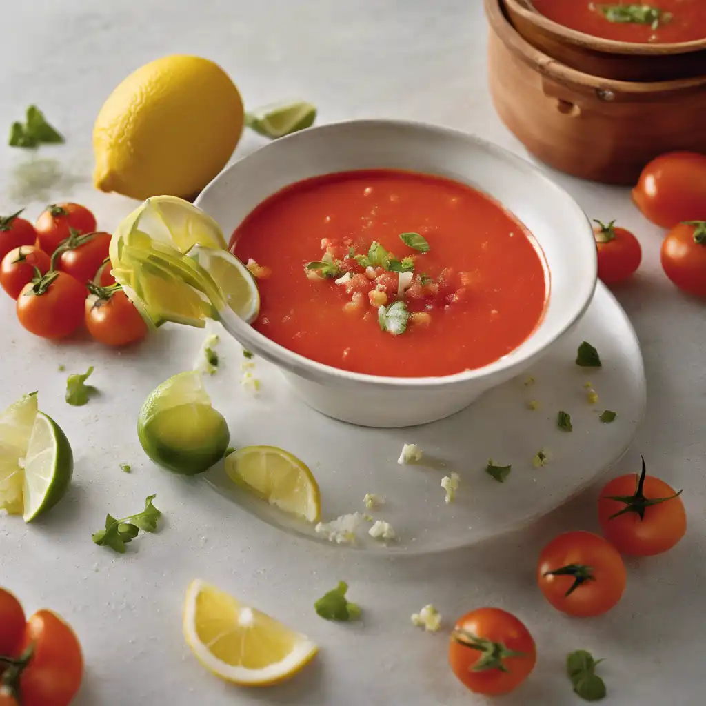 Foto de Sopa de tomate gelada