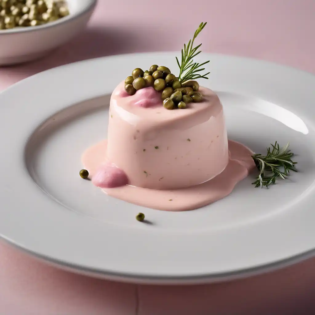 Fish Mousse with Pink Sauce