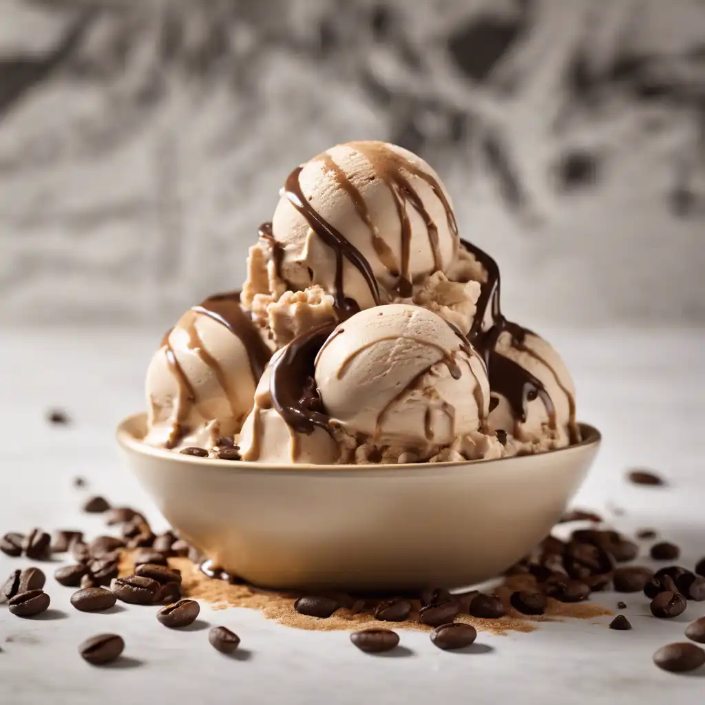 Coffee Ice Cream with Crunch