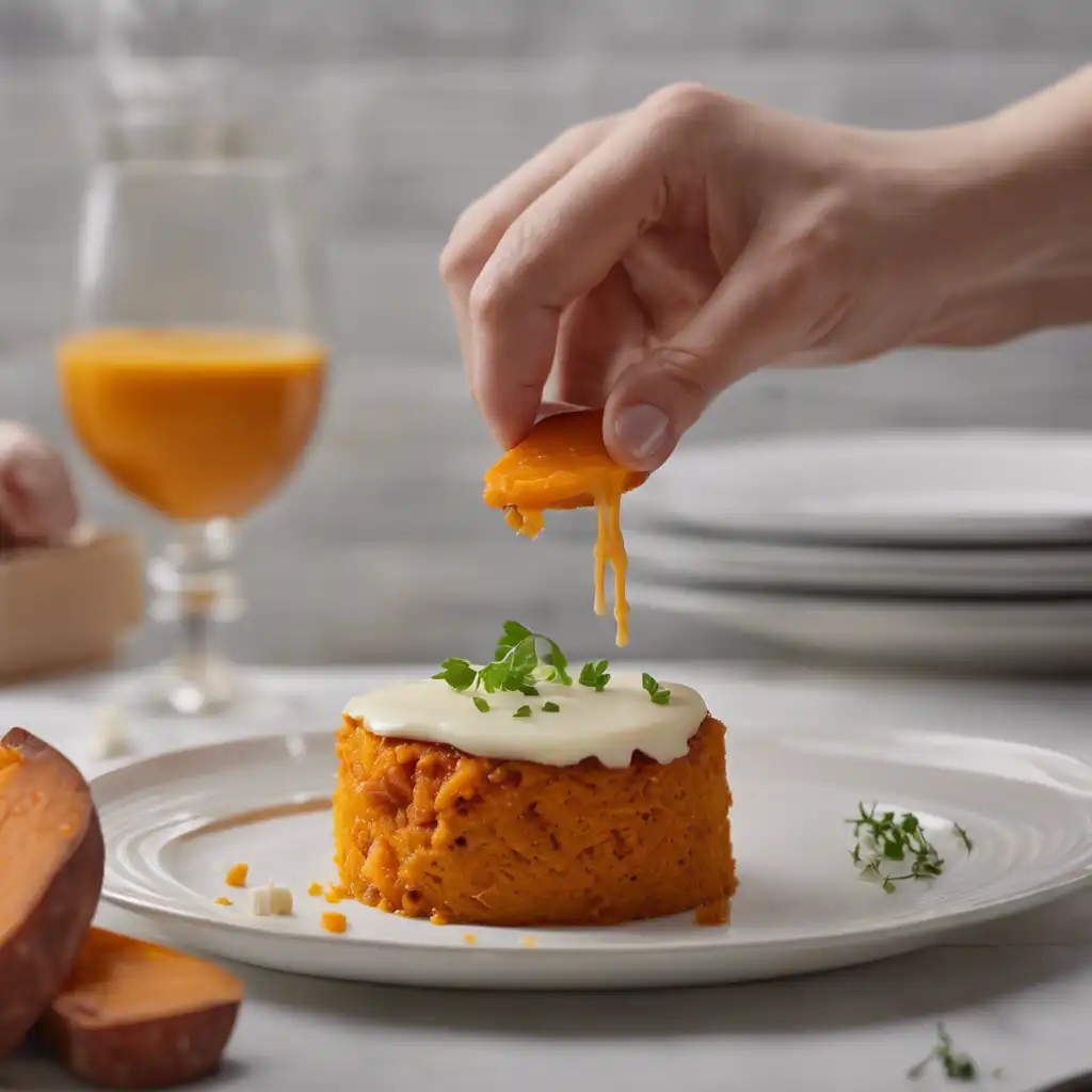 Sweet Potato Cake with Cheese