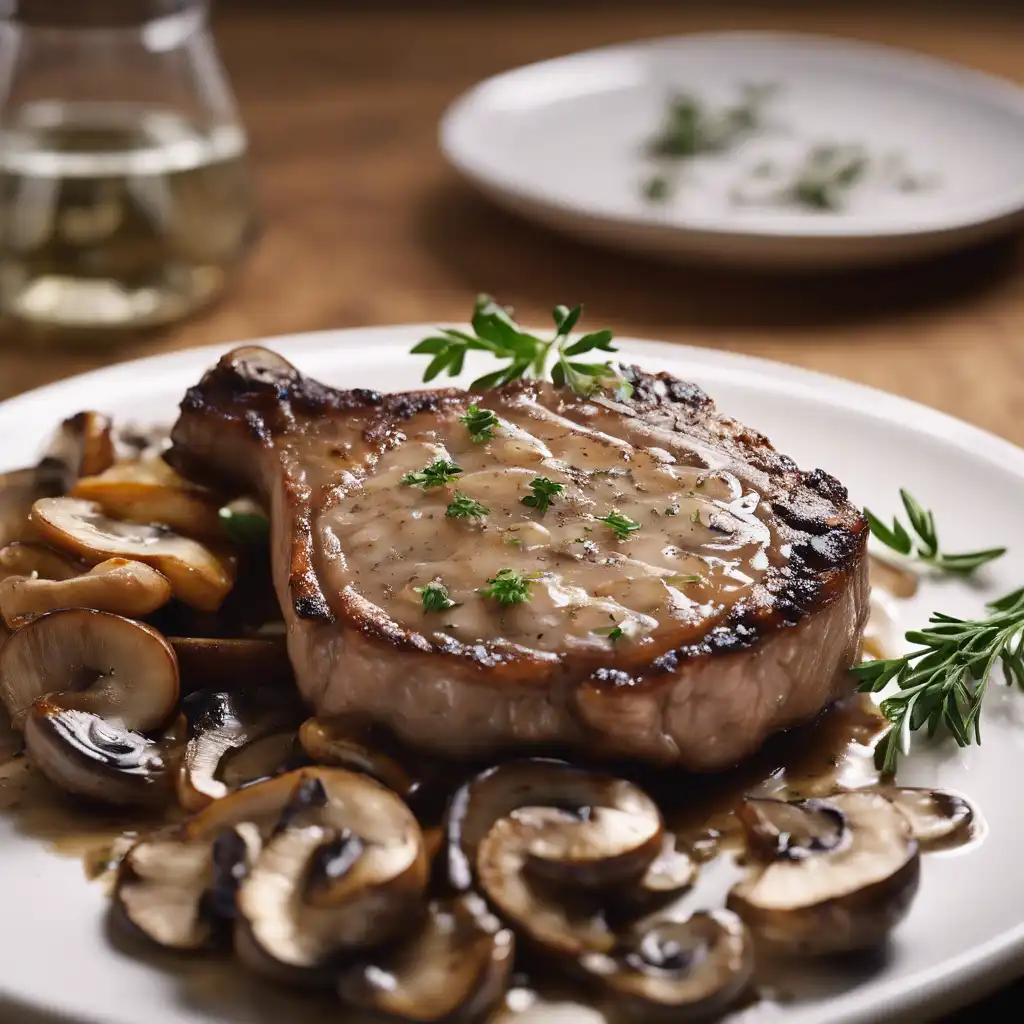 Pork Chop with Mushrooms