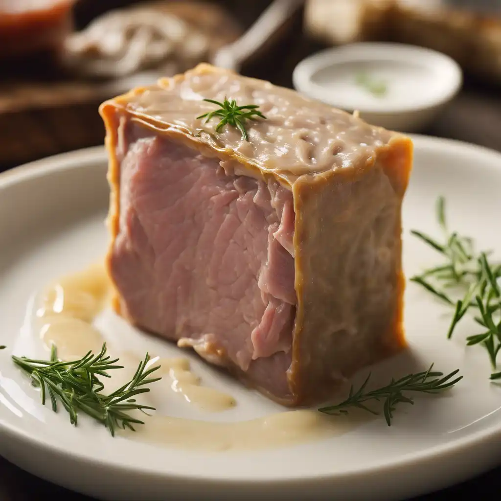 Fatty Pork Pâté with Pork Meat and Liver