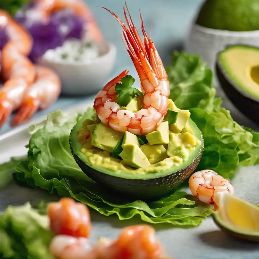 Avocado and Shrimp Cocktail