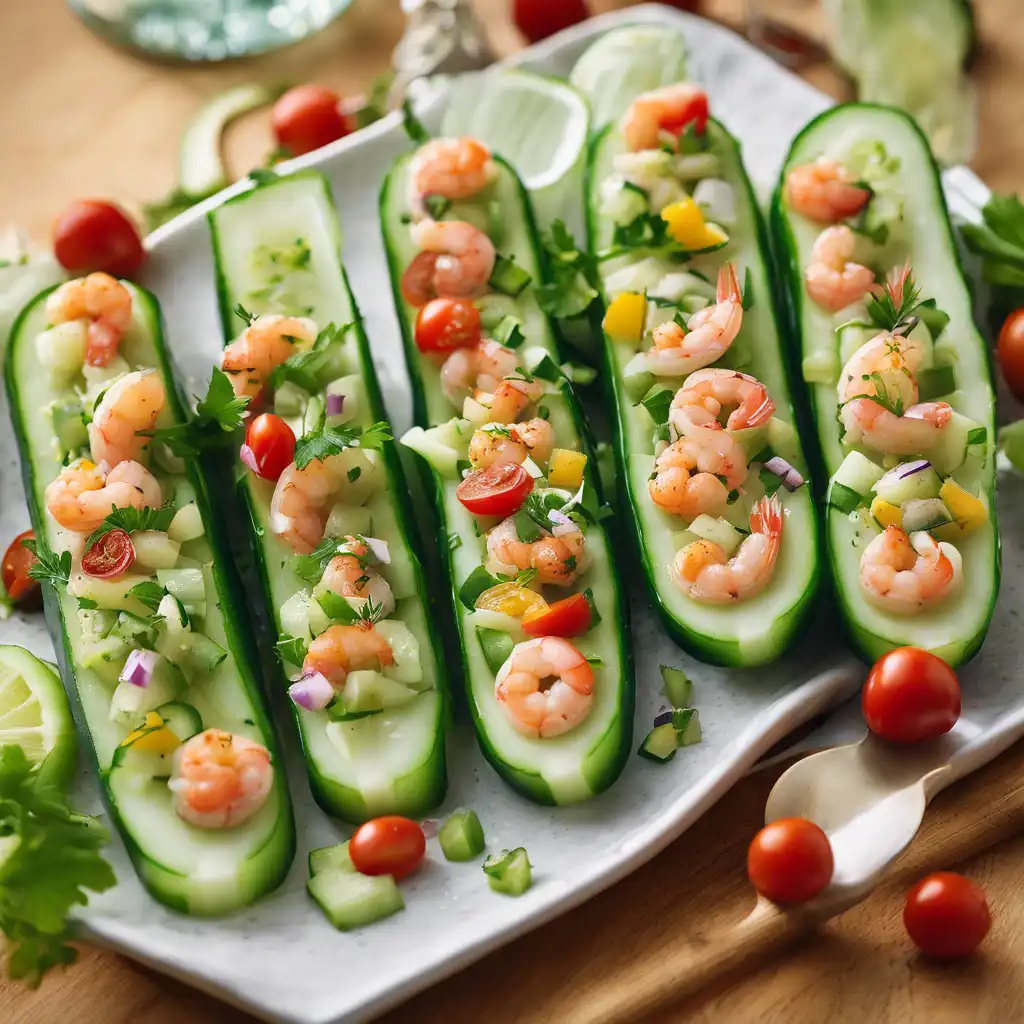 Stuffed Cucumber Salad