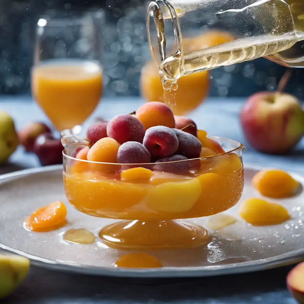 Fruit Compote with Chilled Champagne