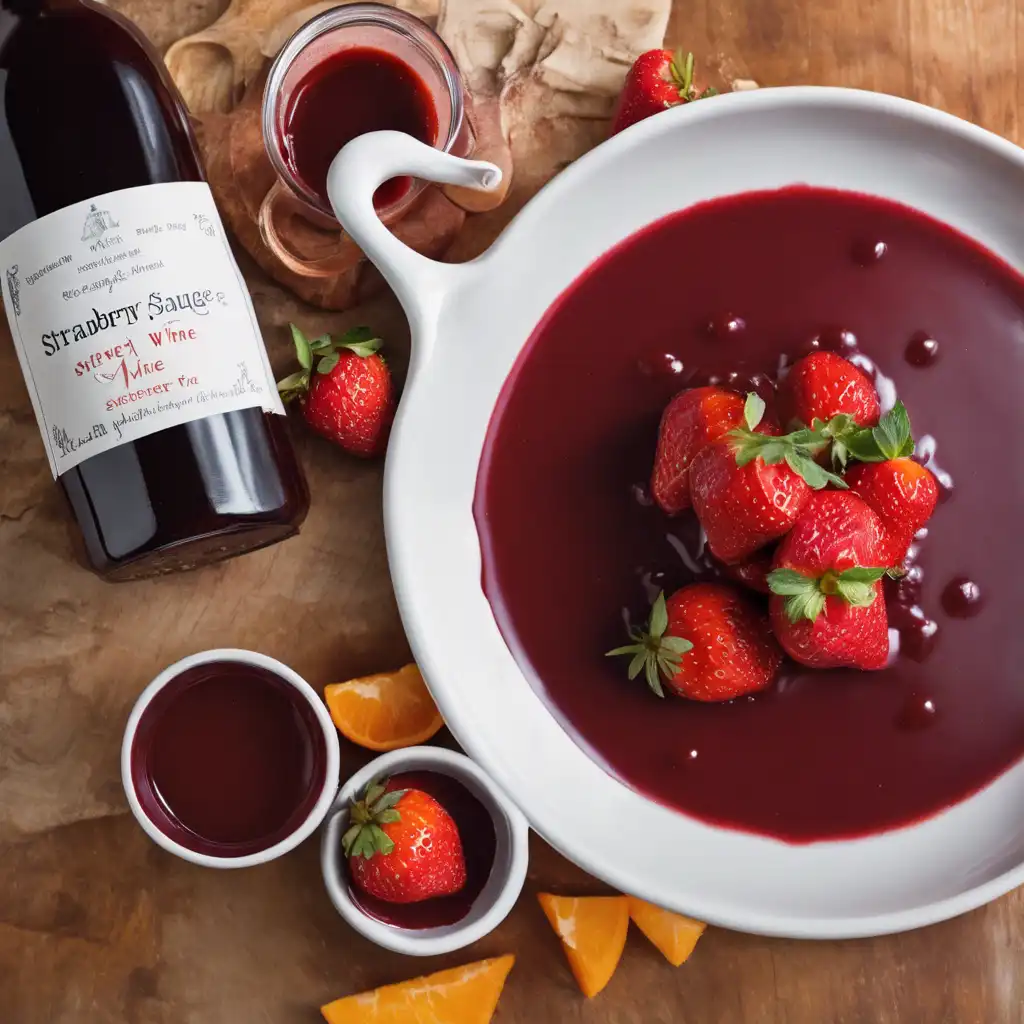 Strawberry Wine Sauce