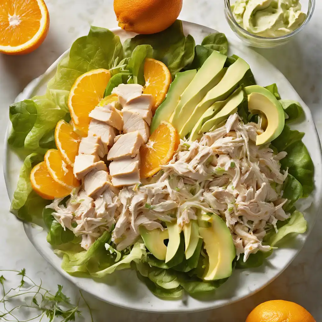 Orange Cream Chicken Salad