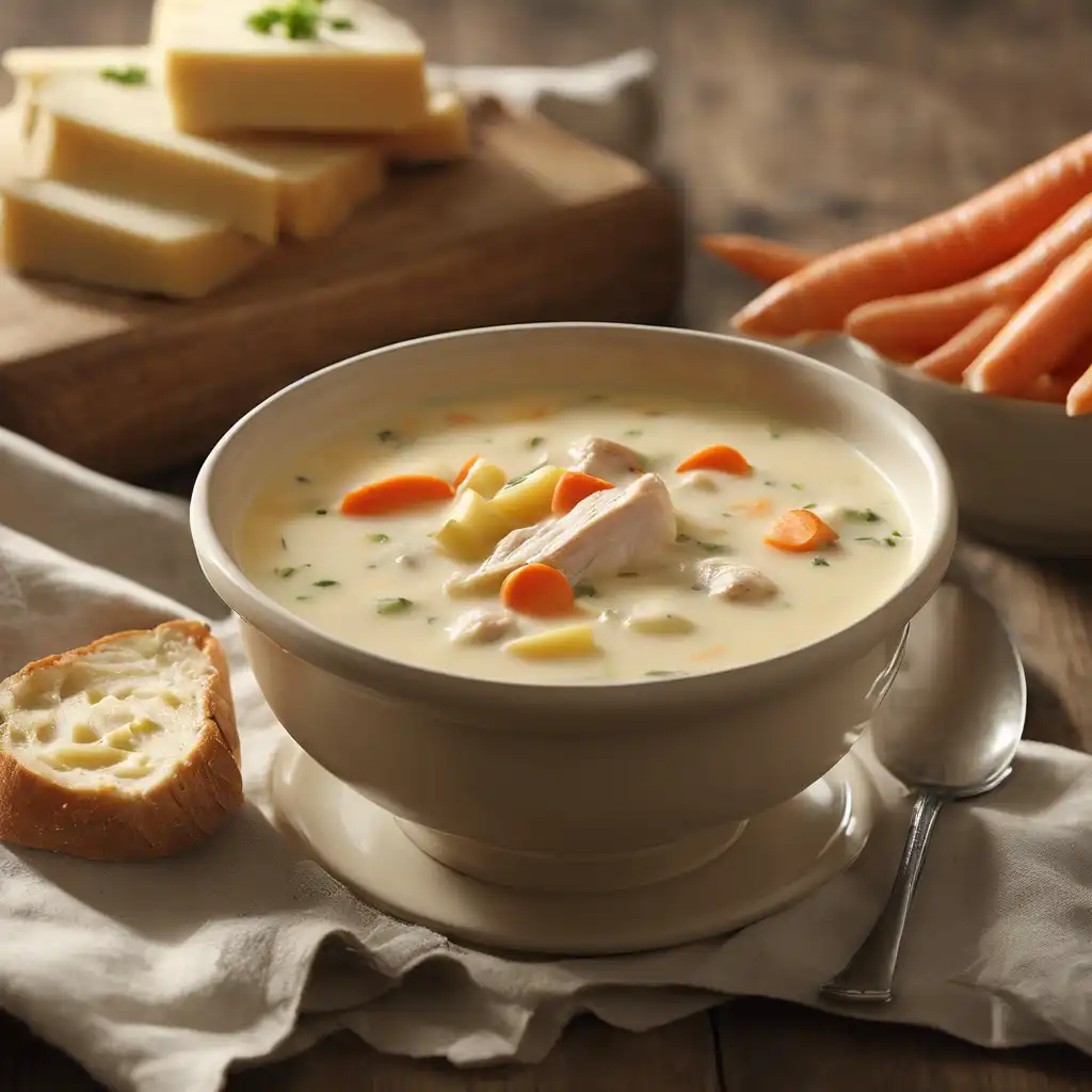 Chicken and Cheese Soup