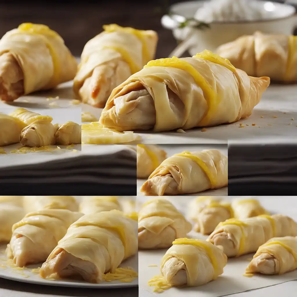 Lemon Chicken Wrapped in Pastry