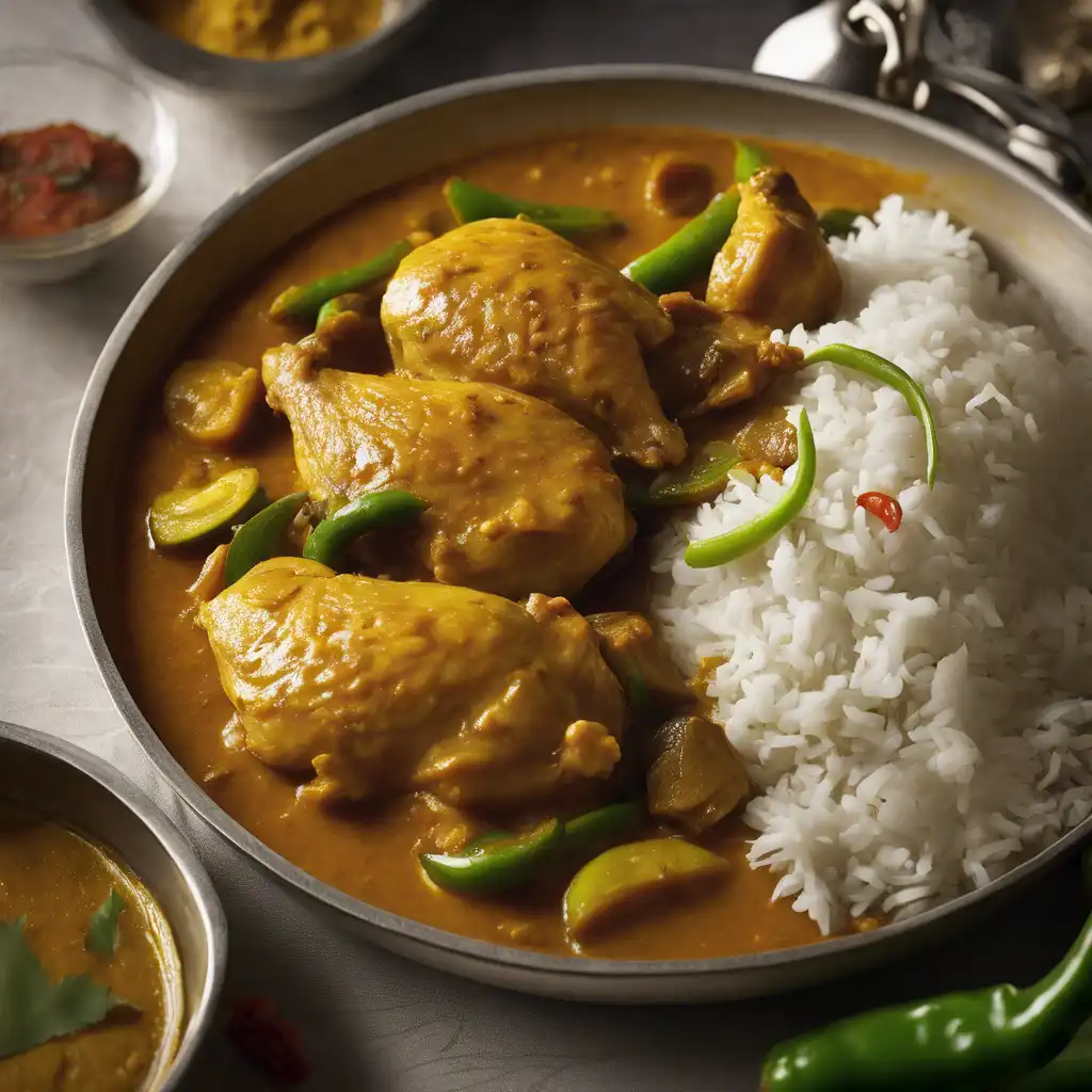 Chicken with Curry (Caril)