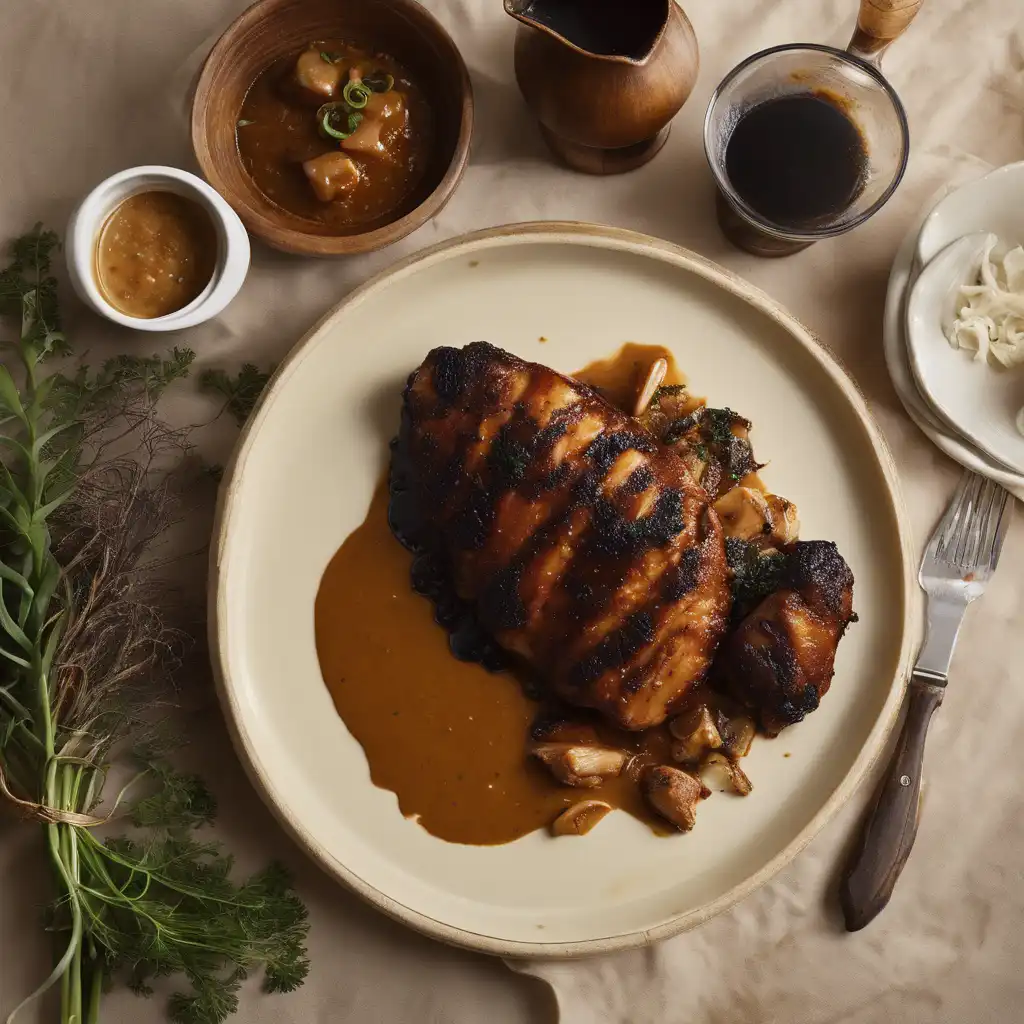 Blackened Chicken with Savory Gravy