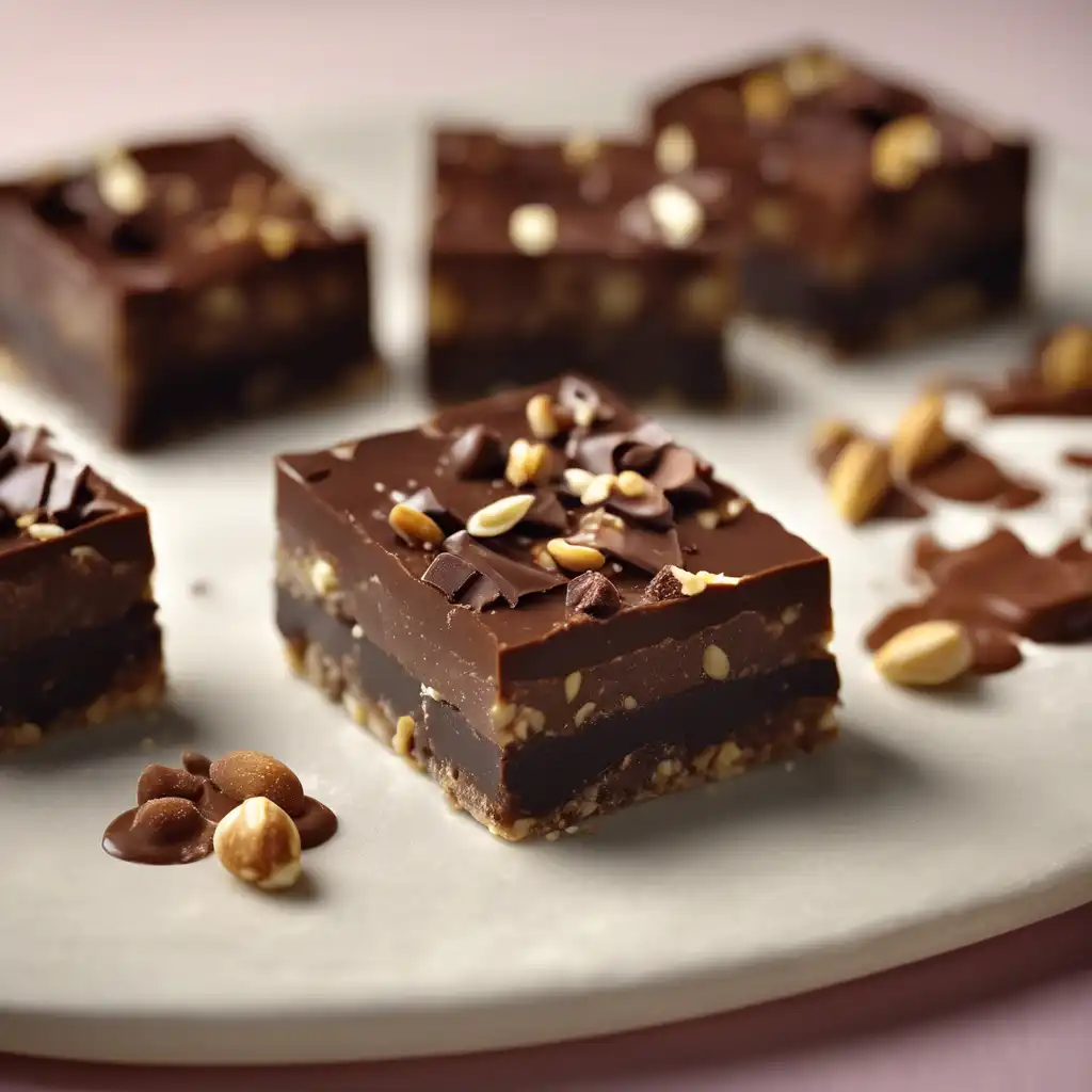 Foto de Quadradinho de chocolate e nozes