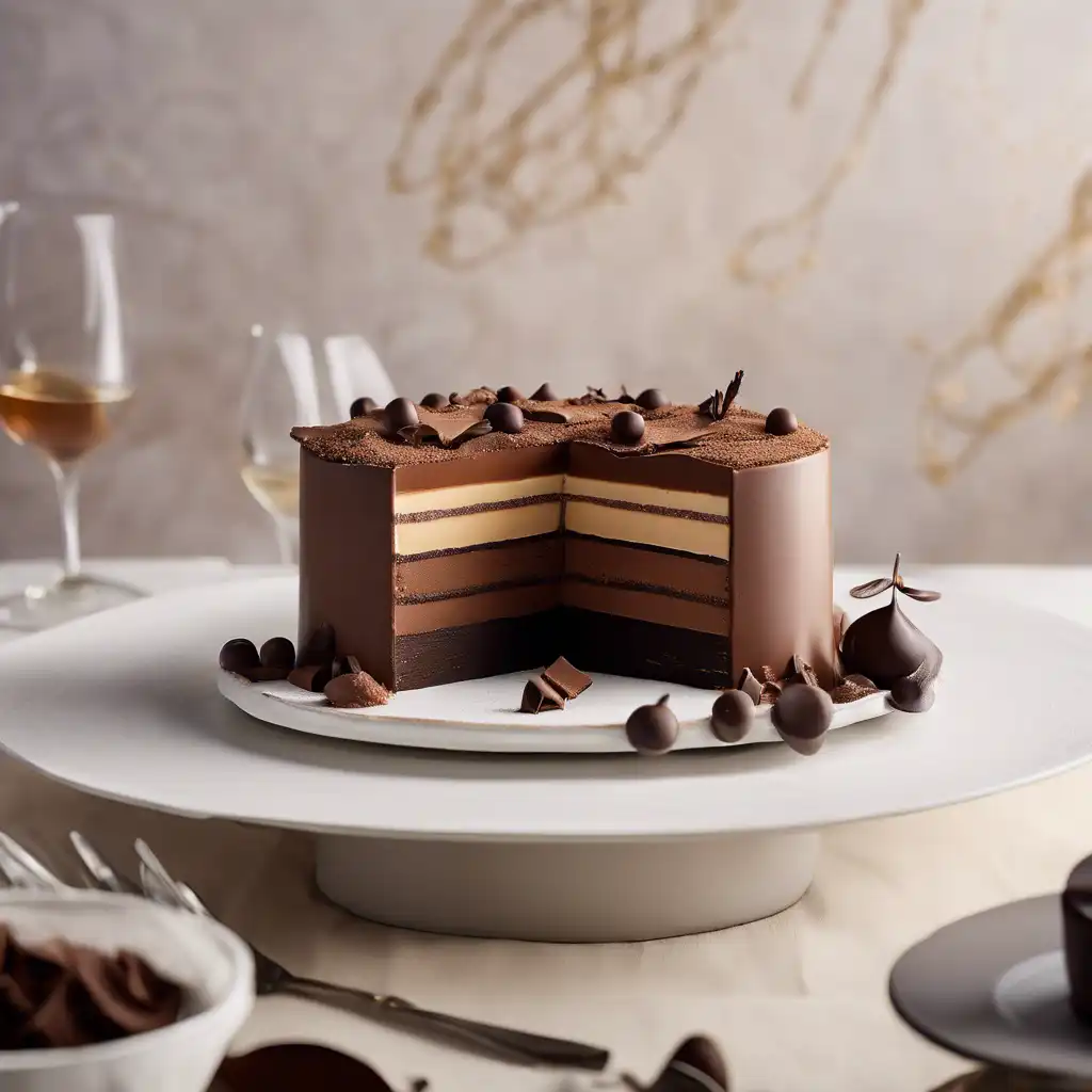 Mousse Cake with Chocolate