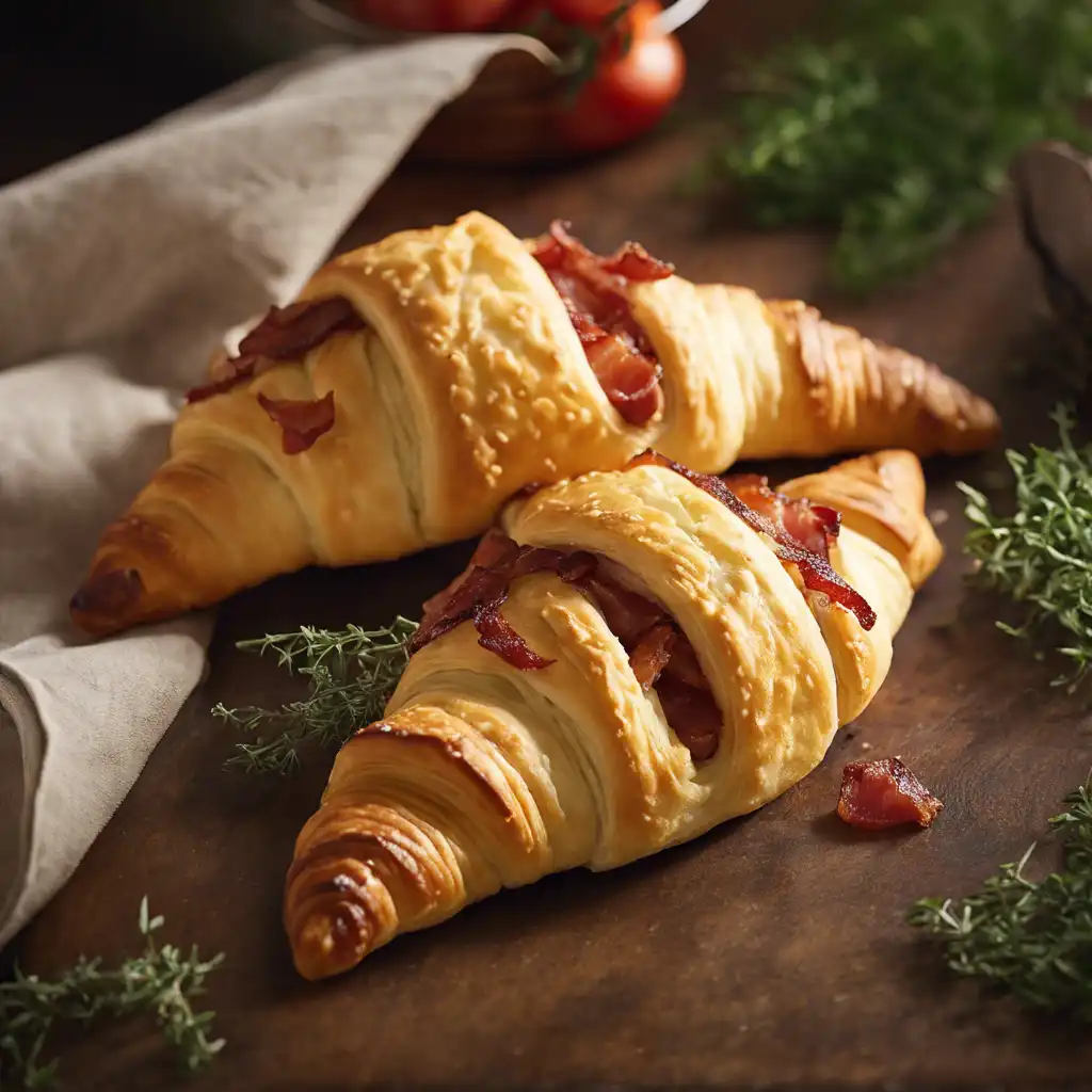 Pimenta and Bacon Turnover