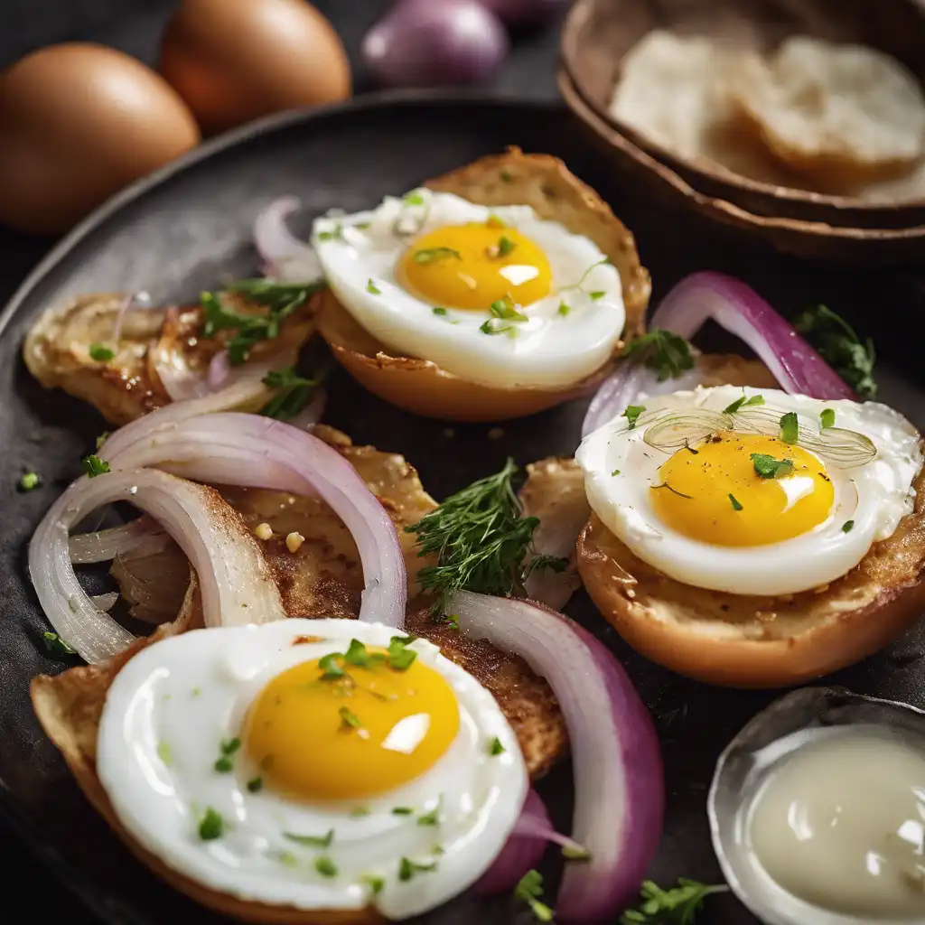 Roasted Egg with Onion